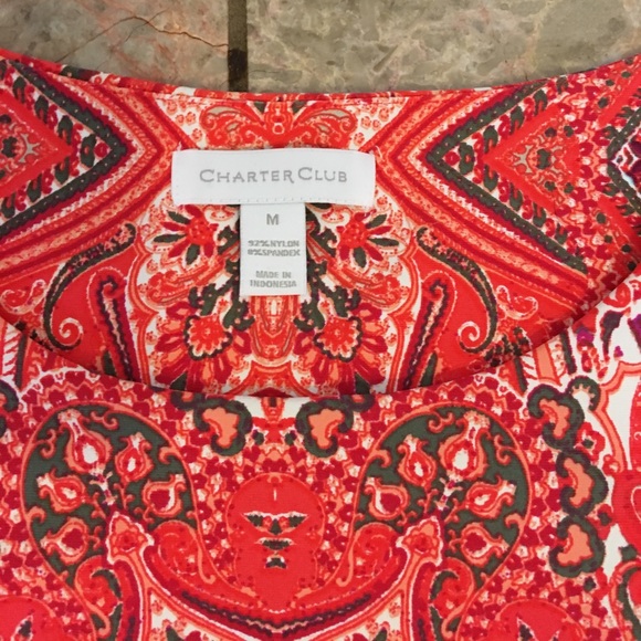 Charter Club NWT Luxe Bohemian Dress- Size Medium - Picture 7 of 7